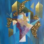 EVASION-11 2025- acrylique- 95x80 par Michel POMMEZ