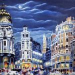 Gran\'via Madrid par Micheli Edith