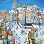 Noël en basse ville -Chartres par Micheli Edith