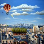 Promenade au-dessus des toits par Micheli Edith