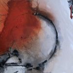 Ouverture 2, 2013, Acrylique sur toile , 80 x 80 cm