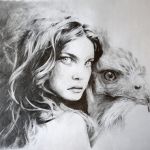 Woman & Bird par Camille Auffray