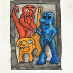 Édmond, Philéas et le chien par Simon Plumecocq