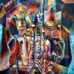 Le voyage - 88x116 - 2022 - par Bellule Art