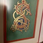 Enluminure Le loup Fenrir