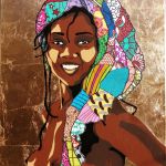 Jeune fille au turban - SMILE - WAX