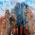 Foret d\'automne Encres de Chine de couleur 16x22 cm par MOYA Nicolette