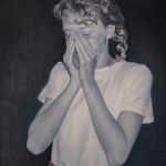 Jeune fille chuchotant，2019 par kaichun WANG