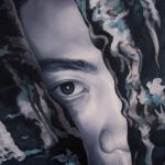 Autoportrait enveloppé dans une courtepointe，2020 par kaichun WANG