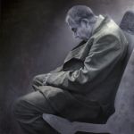 Vieil homme pensif，2019 par kaichun WANG