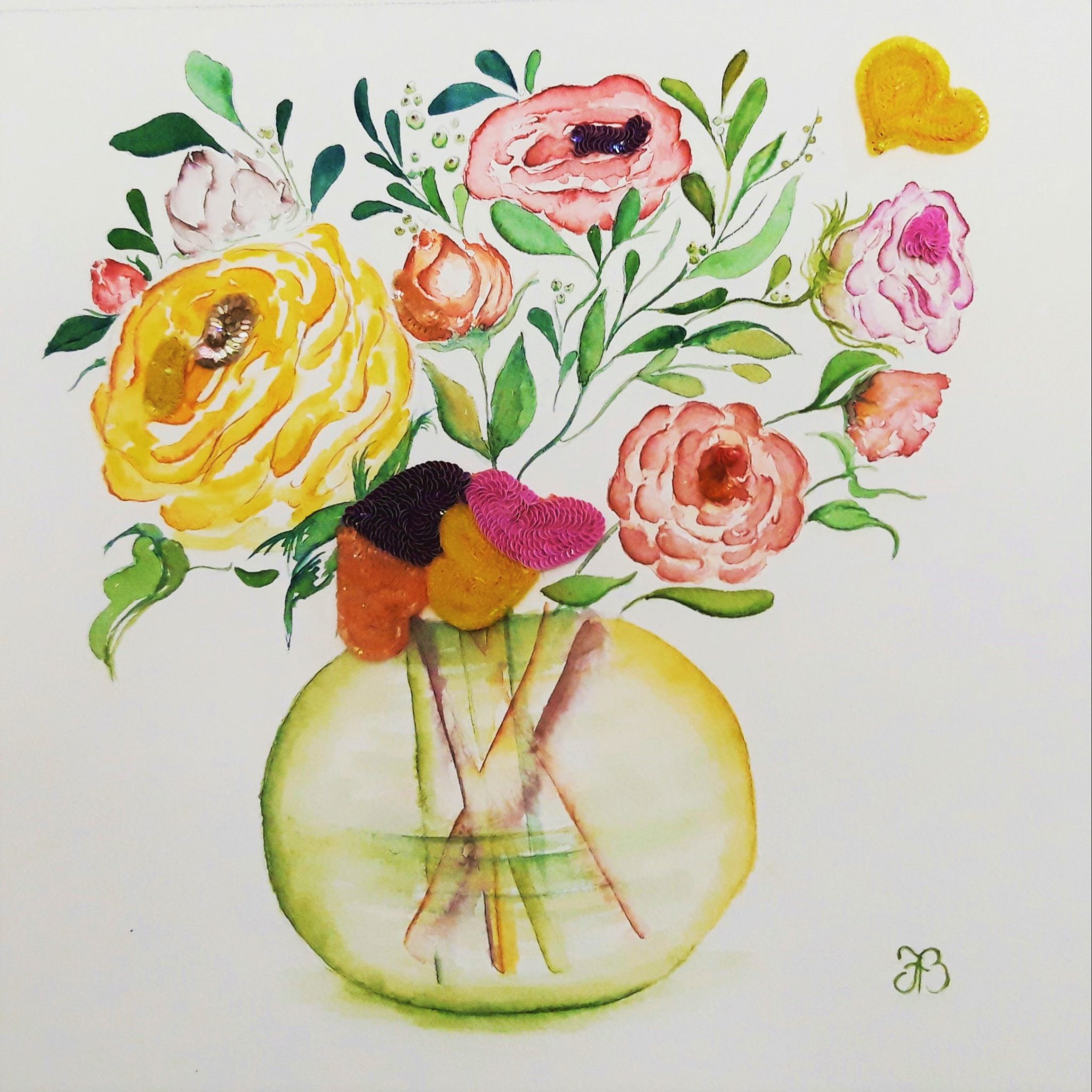 roses-en-coeurs-et-gui-roses-with-hearts-and-mistletoe