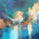 LE BALANCIER DU TEMPS 60 X 120 CM par Christiane HESS (CHRYSTAL)