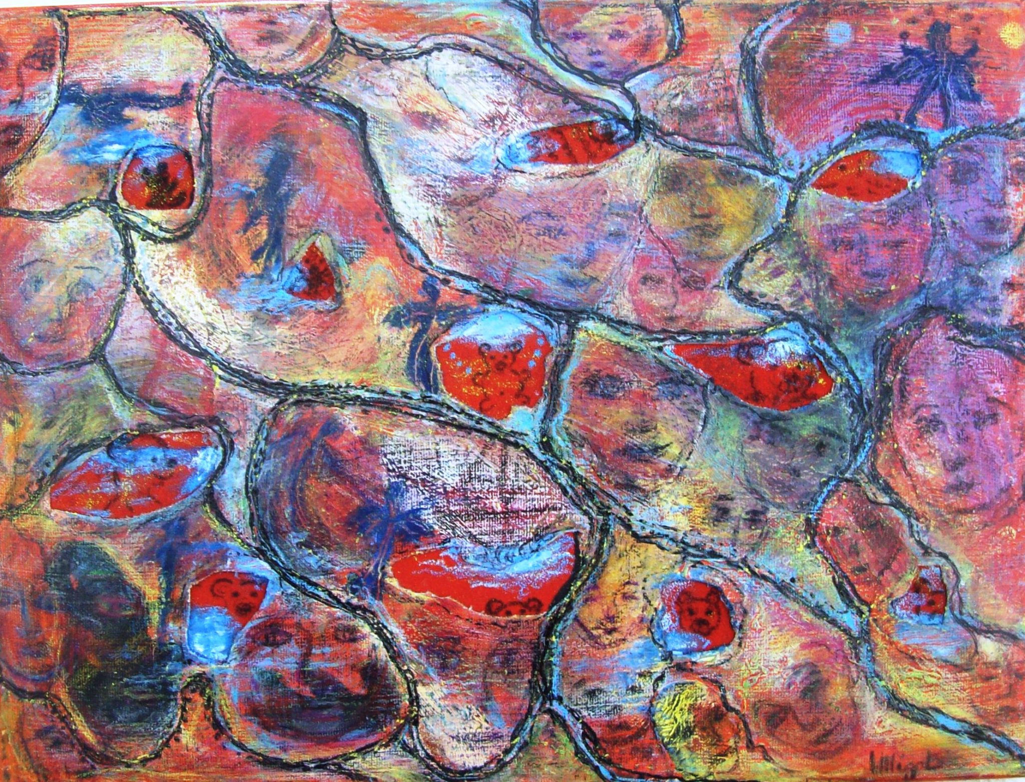 kids-in-the-box-carte-du-monde-map-of-the-world-work-on-canvas-and-paper-30-x-40cm-mixed-media