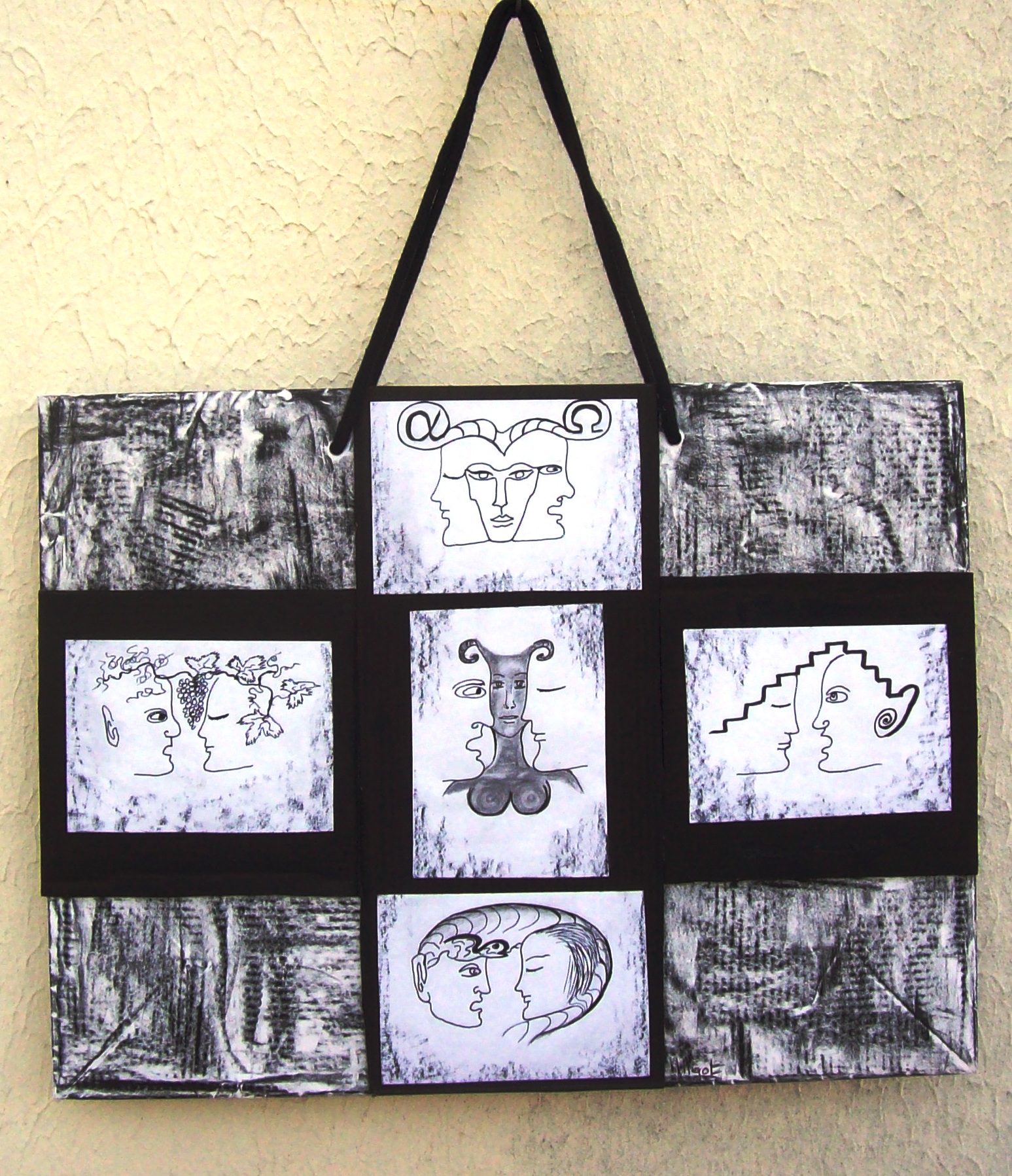 witchcraft-guerre-et-paix-war-and-peace-work-on-upcycling-bag-315-x-42-cm-mixed-media