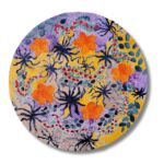 Cinq fleurs orange par Eveline DAVID-VALETTE