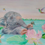 Le jeu du Bébé éléphant Ram par Christine Goller