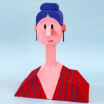 La femme au chignon