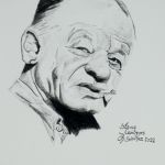 Portrait de Blaise Cendrars par Christophe Gachet