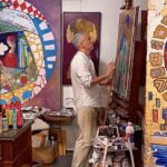 Artist Yuri Kutyur Dans l'atelier Menton France 2025 par Yuri Kutyur