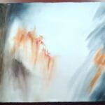 Citius, Altius, Fortius, J'ai choisi la lumière (130 x335cm) par MURIEL BUTHIER-CHARTRAIN