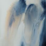 Notes d\'or à l\'ange bleu II par MURIEL BUTHIER-CHARTRAIN