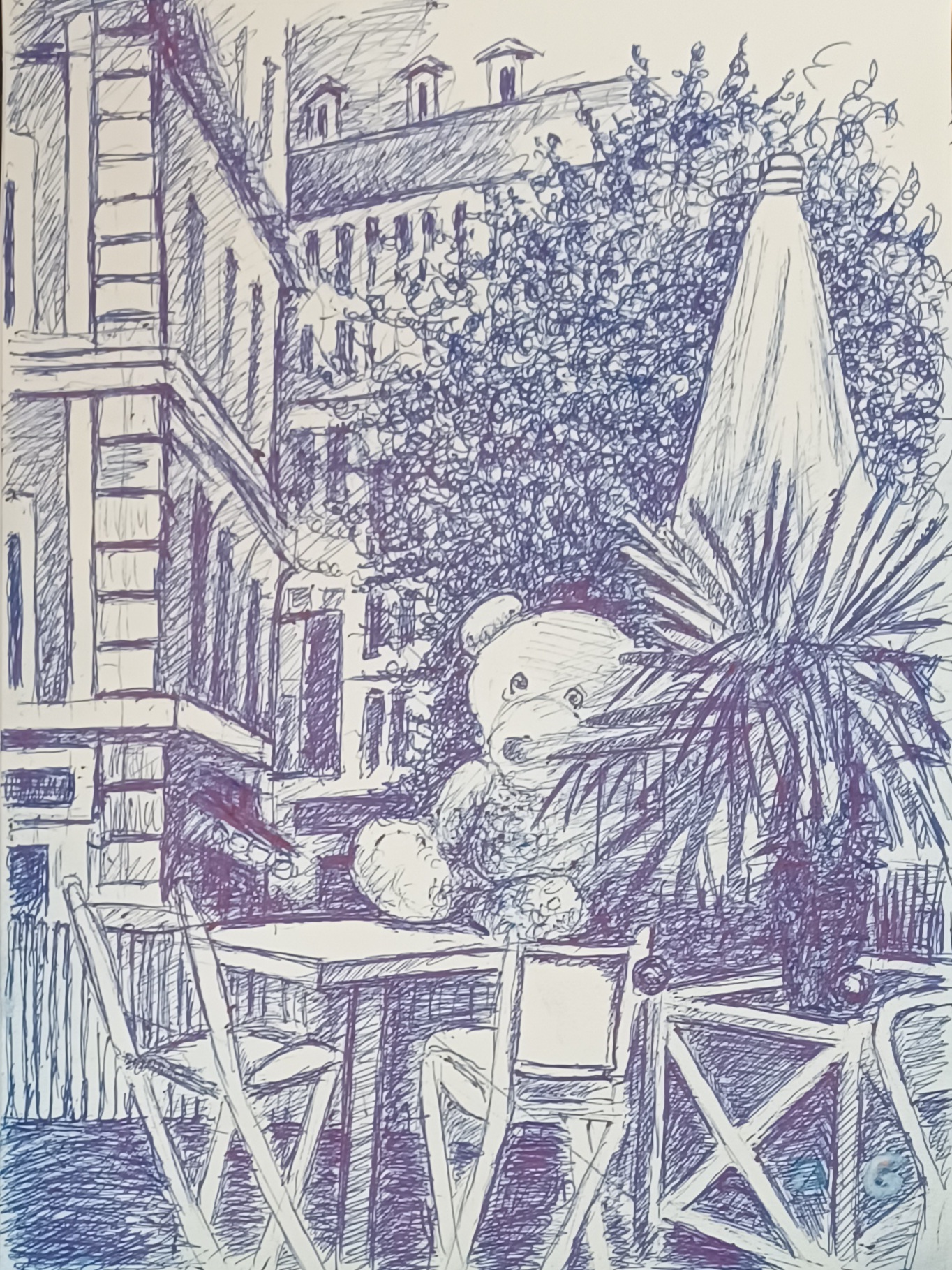 un-nounours-au-soleil