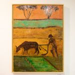 Au travers les rizières 80x70