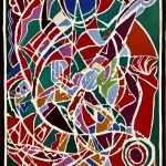 Musique et danse /gravure contemporaine Carborundum