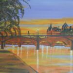 Les amoureux du pont des arts 270 € par TRANCHAND Jean-Luc