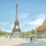 La tour Eiffel en été par TRANCHAND Jean-Luc