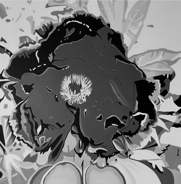 peony-in-black-and-white-80x80-framed-black