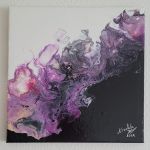 Ombres violettes en noir et blanc 2