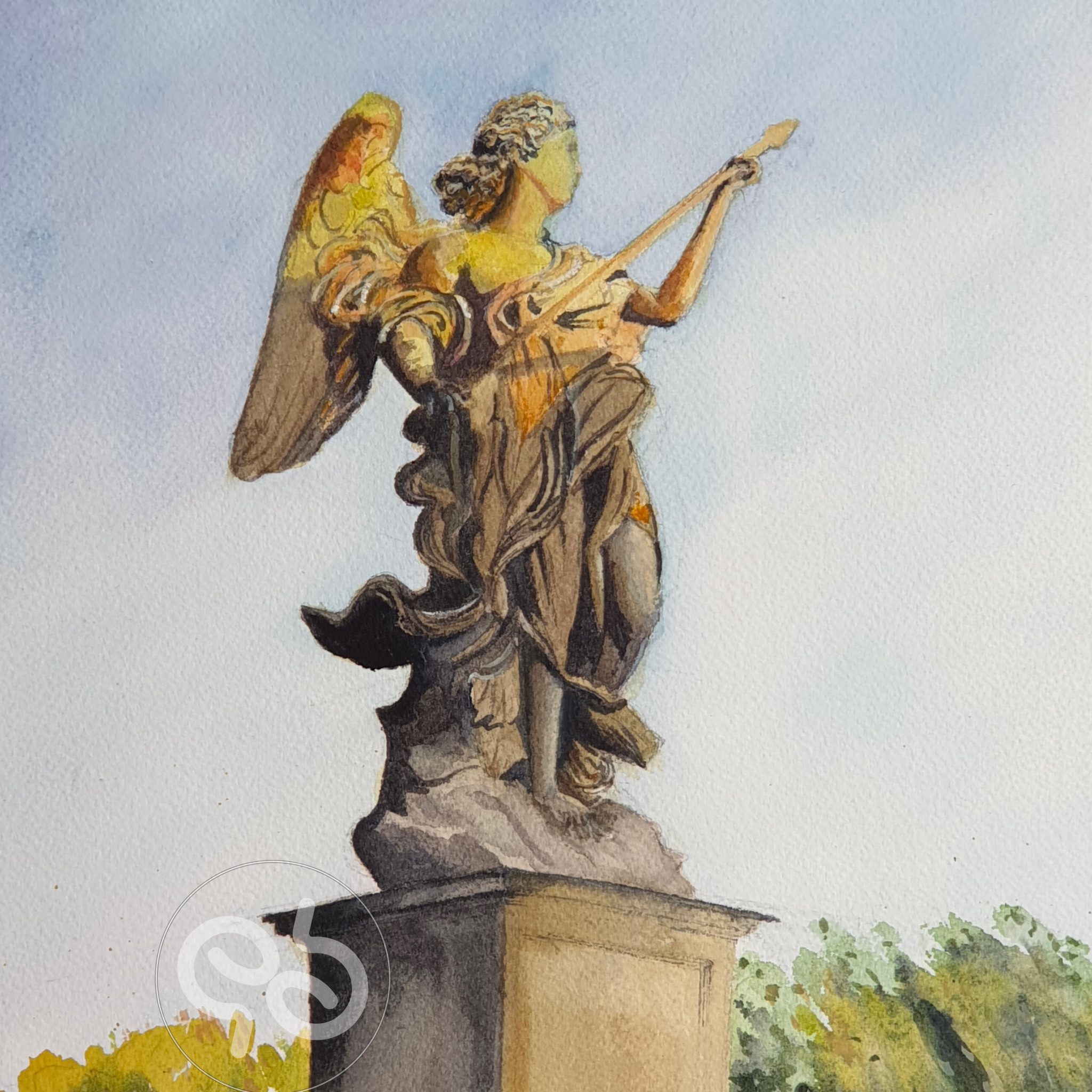 ange-a-la-lance-ponte-santangelo-rome