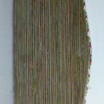 Détail vu sur le côté Peinture édifiée n° 1 par Marie-France lejeune