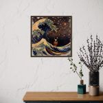 Snoopy : La Grande Vague de Kanagawa II par Benny Arte