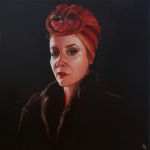 Autoportrait au turban rouge