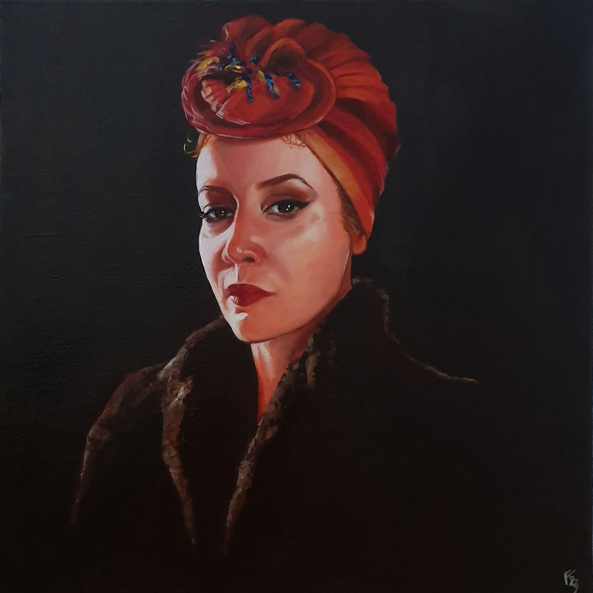 autoportrait-au-turban-rouge