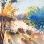 Foins au levant  par Sandrine Steibel