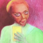 2024 - 8 (Selfie rouge vert)