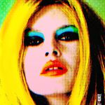 BRIGITTE BARDOT Warholized