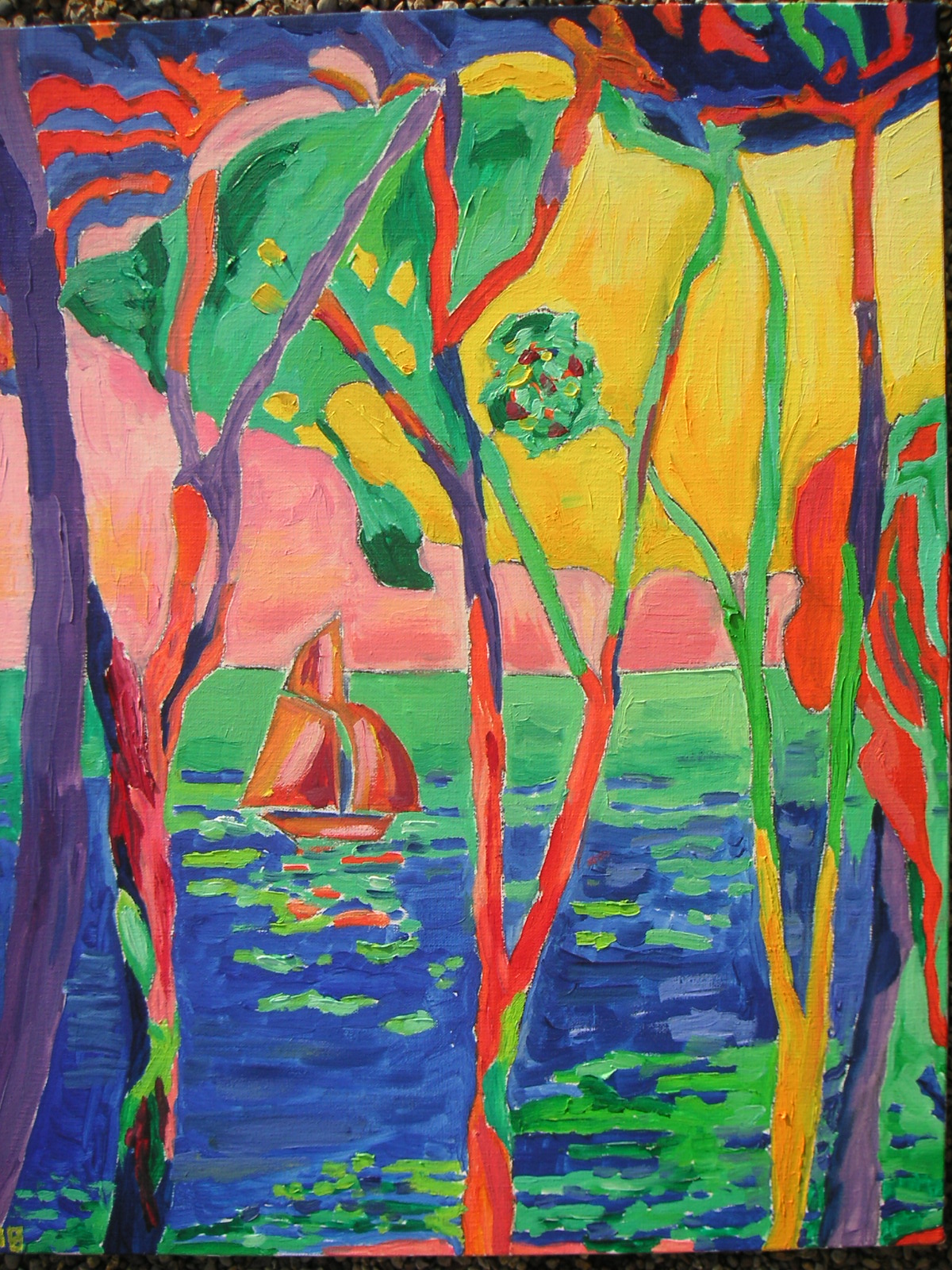voile-rouge-a-lile-aux-moines