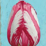 Hyacinthe et RoseAcrylique sur papier