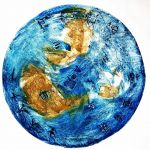 Stele du milieu -Ocean par Bouquet Caroline