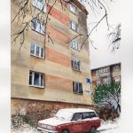 The red car