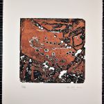 Eau-forte 11, Terre de Sienne brulée / Noir