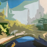 PAYSAGE FUTURISTE par MARILOUI