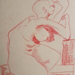 Femme au comptoir par Nataly GOUBET