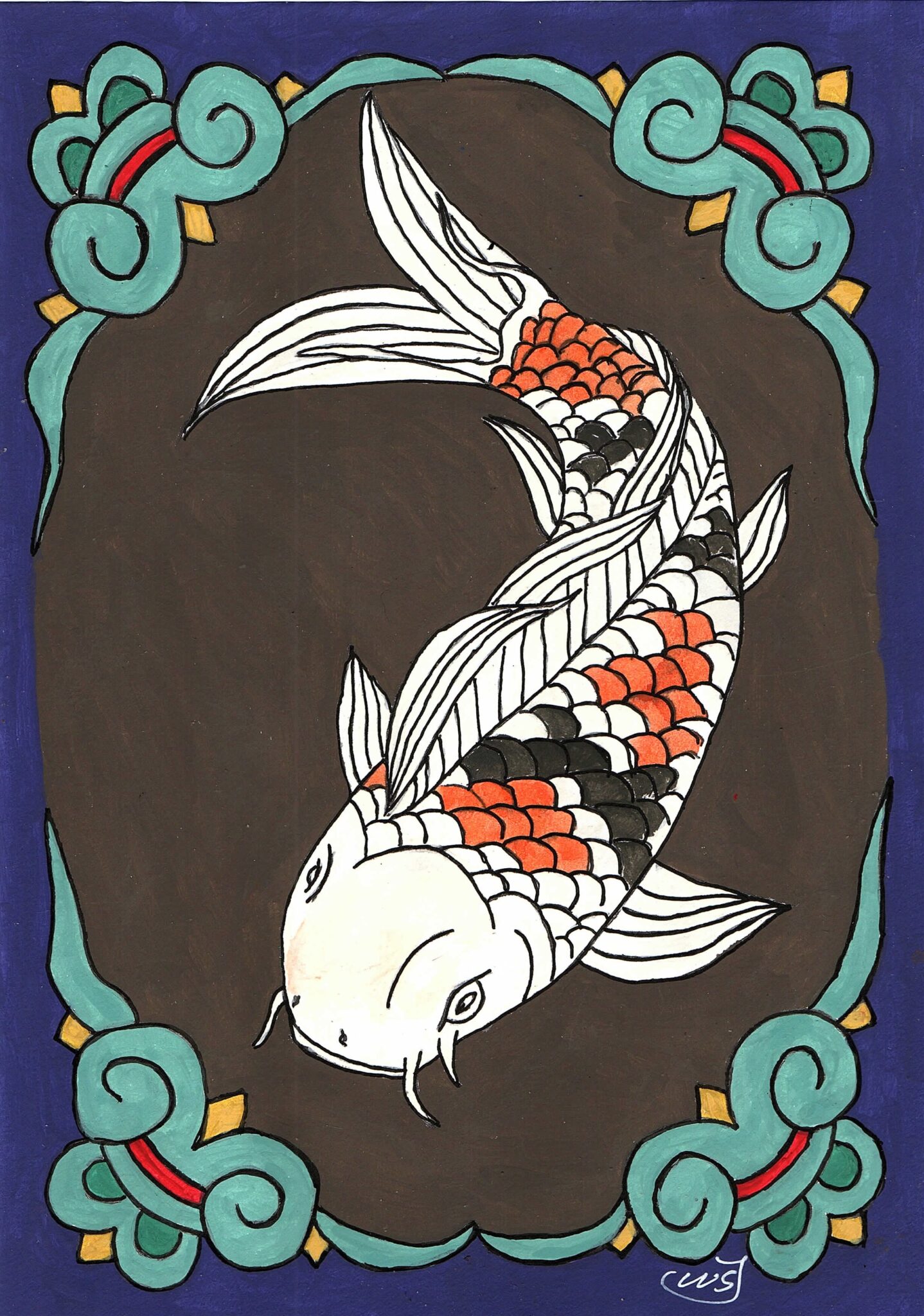 dancheong-carp-koi