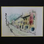Vieille ville - Montmélian Savoie par Sarah.dessinatrice (instagram)