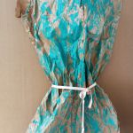 robe bleue par CHARDON Isabelle
